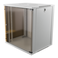 SOMI Networks 12U, 19″ Network Wall Cabinet with front glass doors, 600 mm, Assembled , Grey