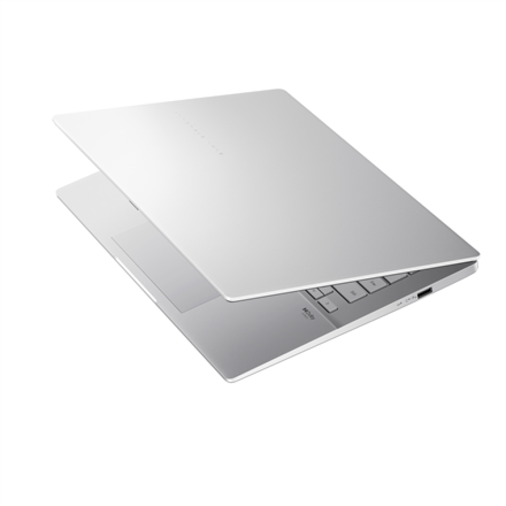 Asus Vivobook S14 , Cool Silver , 14 , IPS , WUXGA , 1920 x 1200 pixels , Anti-glare , Intel Core i5 , i5-13420H , 16 GB , DDR5 , Solid-state drive capacity 512 GB , Intel UHD Graphics , Windows 11 Home , 802.11ax , Bluetooth version 5.3 , Keyboard langua