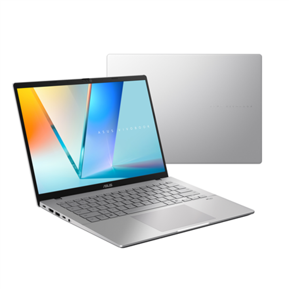 Asus Vivobook S14 , Cool Silver , 14 , IPS , WUXGA , 1920 x 1200 pixels , Anti-glare , Intel Core i5 , i5-13420H , 16 GB , DDR5 , Solid-state drive capacity 512 GB , Intel UHD Graphics , Windows 11 Home , 802.11ax , Bluetooth version 5.3 , Keyboard langua