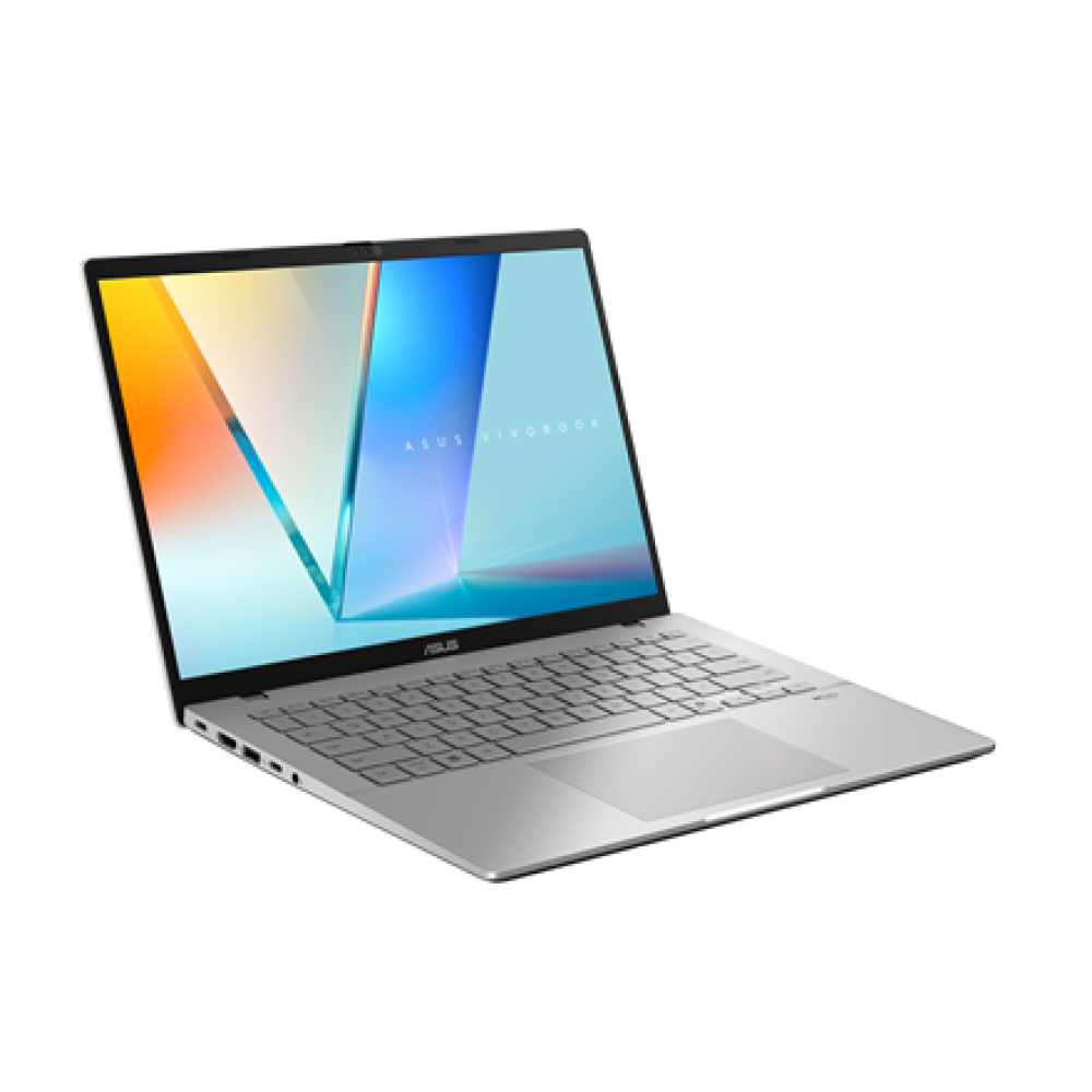 Asus Vivobook S14 , Cool Silver , 14 , IPS , WUXGA , 1920 x 1200 pixels , Anti-glare , Intel Core i5 , i5-13420H , 16 GB , DDR5 , Solid-state drive capacity 512 GB , Intel UHD Graphics , Windows 11 Home , 802.11ax , Bluetooth version 5.3 , Keyboard langua