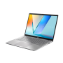 Asus Vivobook S14 , Cool Silver , 14 , IPS , WUXGA , 1920 x 1200 pixels , Anti-glare , Intel Core i5 , i5-13420H , 16 GB , DDR5 , Solid-state drive capacity 512 GB , Intel UHD Graphics , Windows 11 Home , 802.11ax , Bluetooth version 5.3 , Keyboard langua