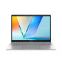 Asus Vivobook S14 , Cool Silver , 14 , IPS , WUXGA , 1920 x 1200 pixels , Anti-glare , Intel Core i5 , i5-13420H , 16 GB , DDR5 , Solid-state drive capacity 512 GB , Intel UHD Graphics , Windows 11 Home , 802.11ax , Bluetooth version 5.3 , Keyboard langua