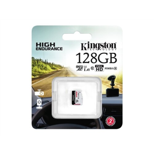Kingston , Endurance 95R , 128 GB , Micro SD , Flash memory class 10