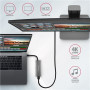 AXAGON Multi-port USB-C 10Gbps hub, 13cm , HMC-5G21