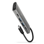 AXAGON Multi-port USB-C 10Gbps hub, 13cm , HMC-5G21