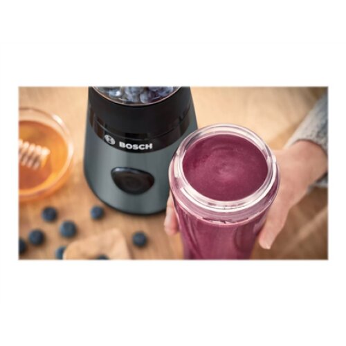 Bosch , VitaPower ToGo Smoothie Maker , MMB2111S , Tabletop , 450 W , Jar material Tritan , Jar capacity 0.6 L , Ice crushing , Silver