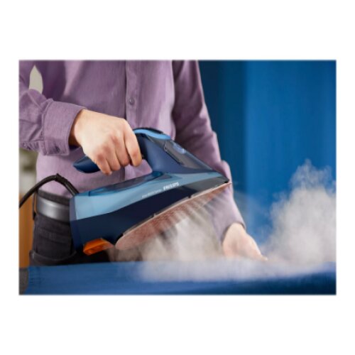 Philips , DST8020/20 Azur 8000 Series , Steam Iron , 3000 W , Water tank capacity 300 ml , Continuous steam 55 g/min , Light blue