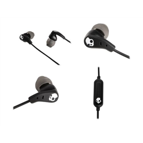 Skullcandy , Sport Earbuds , Set , In-ear , Microphone , Noise canceling , Black
