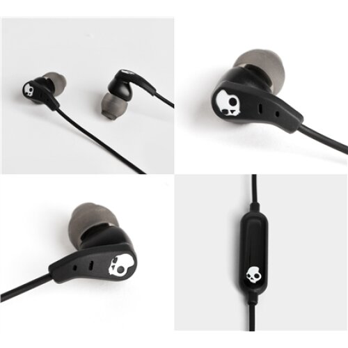 Skullcandy , Sport Earbuds , Set , In-ear , Microphone , Noise canceling , Black