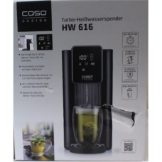 SALE OUT. Caso HW 616 Turbo Hot Water Dispenser, Capacity 2.5 L, Stainless steel, Black , SALE OUT. Caso Turbo Hot Water Dispenser , HW 616 , Water Dispenser , 2600 W , 2.5 L , Plastic/Stainless Steel , Black/Stainless Steel , DAMAGED PACKAGING