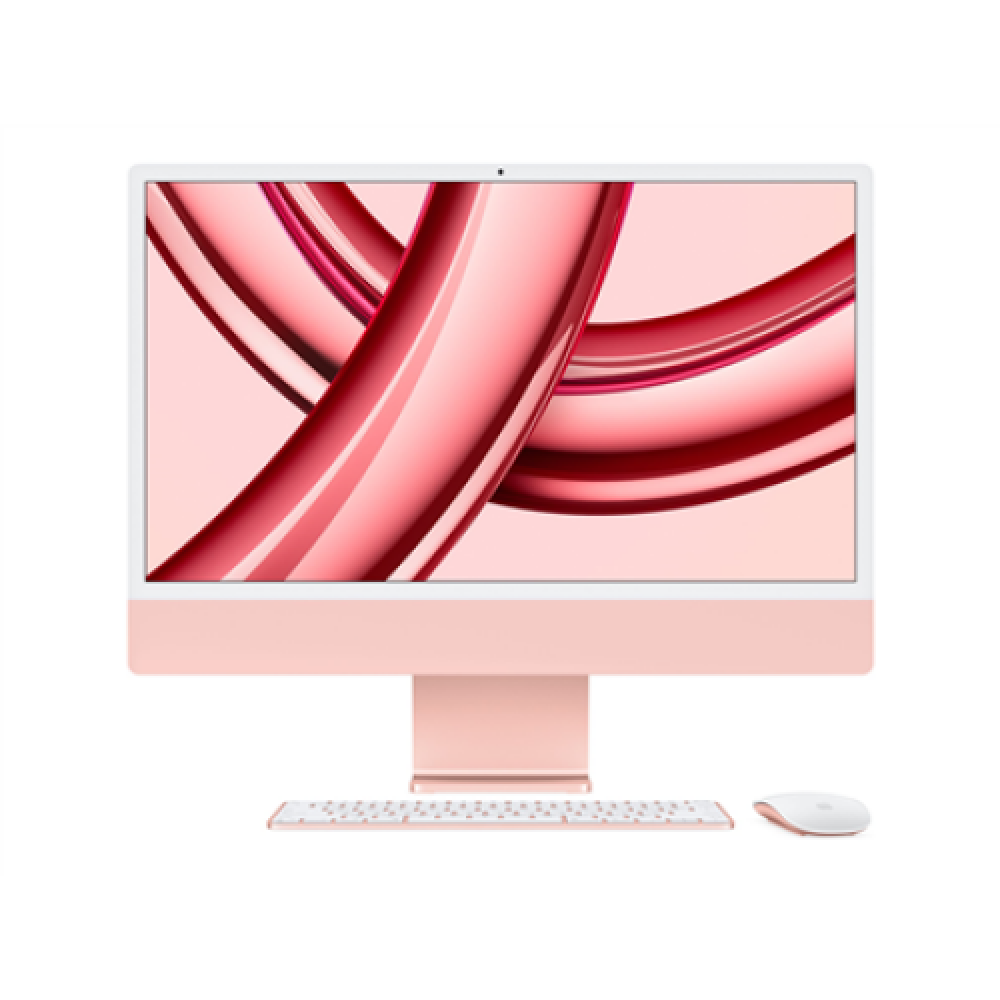 Apple iMac 24” 4.5K Retina, Apple M3 8C CPU, 10C GPU/8GB/512GB SSD/Pink/SWE , Apple
