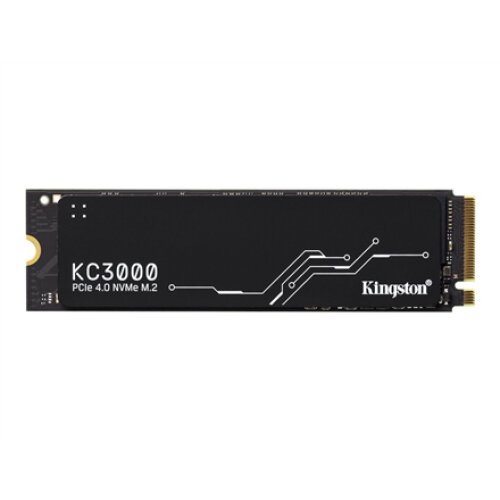 Kingston , SSD , KC3000 , 512 GB , SSD form factor M.2 2280 , Solid-state drive interface PCIe 4.0 NVMe M.2 , Read speed 3900 MB/s , Write speed 7000 MB/s