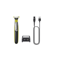 Philips Shaver , QP2734/23 OneBlade 360 , Operating time (max) 60 min , Wet & Dry , Lithium Ion , Green/Gray