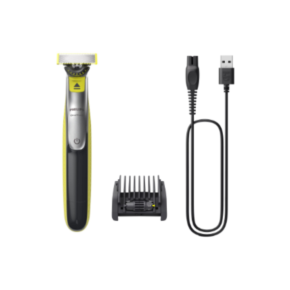 Philips Shaver , QP2734/23 OneBlade 360 , Operating time (max) 60 min , Wet & Dry , Lithium Ion , Green/Gray