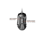 SteelSeries Rival 600 Gaming Mouse SteelSeries Gaming mouse, RGB LED light, Dual system: 1st - TrueMove 3 Optical Sensor 100-12000CPI; 2nd - Optical Depth Sensor;