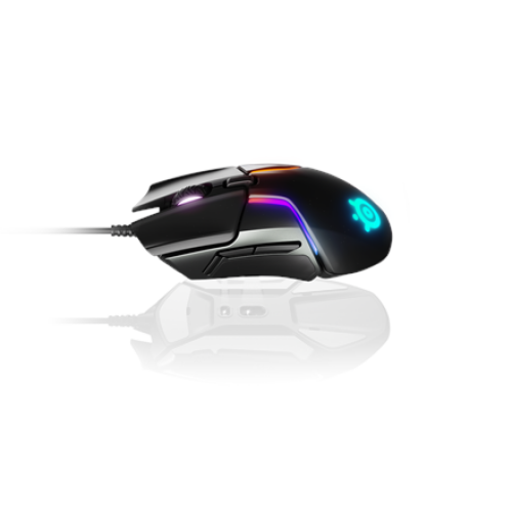 SteelSeries Rival 600 Gaming Mouse SteelSeries Gaming mouse, RGB LED light, Dual system: 1st - TrueMove 3 Optical Sensor 100-12000CPI; 2nd - Optical Depth Sensor;