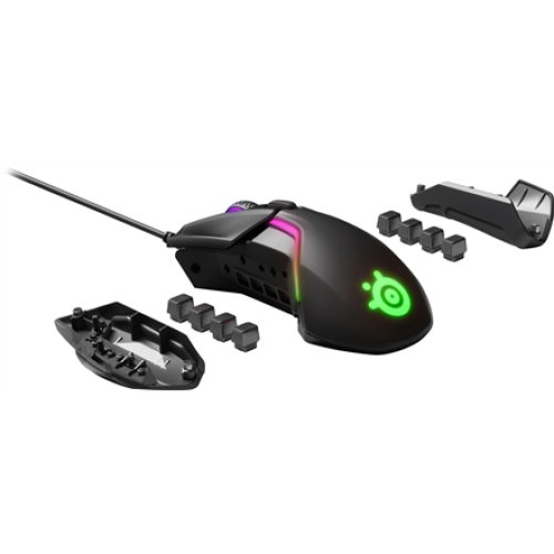 SteelSeries Rival 600 Gaming Mouse SteelSeries Gaming mouse, RGB LED light, Dual system: 1st - TrueMove 3 Optical Sensor 100-12000CPI; 2nd - Optical Depth Sensor;