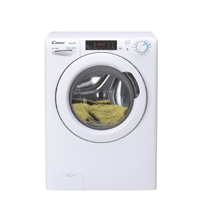Candy Washing Machine with Dryer , CSHW 4645TW3/1-S , Energy efficiency class C/E , Front loading , Washing capacity 6 kg , 1400 RPM , Depth 45 cm , Width 60 cm , Display , Digit , Drying system , Drying capacity 4 kg , Steam function , White