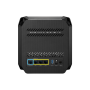 Wifi 6 802.11ax Tri-band Gigabit Gaming Mesh Router , GT6 ROG Rapture (1-Pack) , 802.11ax , 574+4804+4804 Mbit/s , 10/100/1000 Mbit/s , Ethernet LAN (RJ-45) ports 3 , Mesh Support Yes , MU-MiMO Yes , No mobile broadband , Antenna type Internal