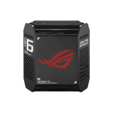 Wifi 6 802.11ax Tri-band Gigabit Gaming Mesh Router , GT6 ROG Rapture (1-Pack) , 802.11ax , 574+4804+4804 Mbit/s , 10/100/1000 Mbit/s , Ethernet LAN (RJ-45) ports 3 , Mesh Support Yes , MU-MiMO Yes , No mobile broadband , Antenna type Internal