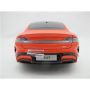 Xiaomi SU7 1:18 Die-cast Model Car , Lava Orange , Zinc alloy, ABS, SAN and PVC