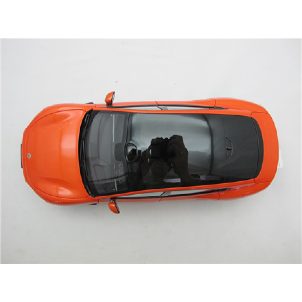 Xiaomi SU7 1:18 Die-cast Model Car , Lava Orange , Zinc alloy, ABS, SAN and PVC