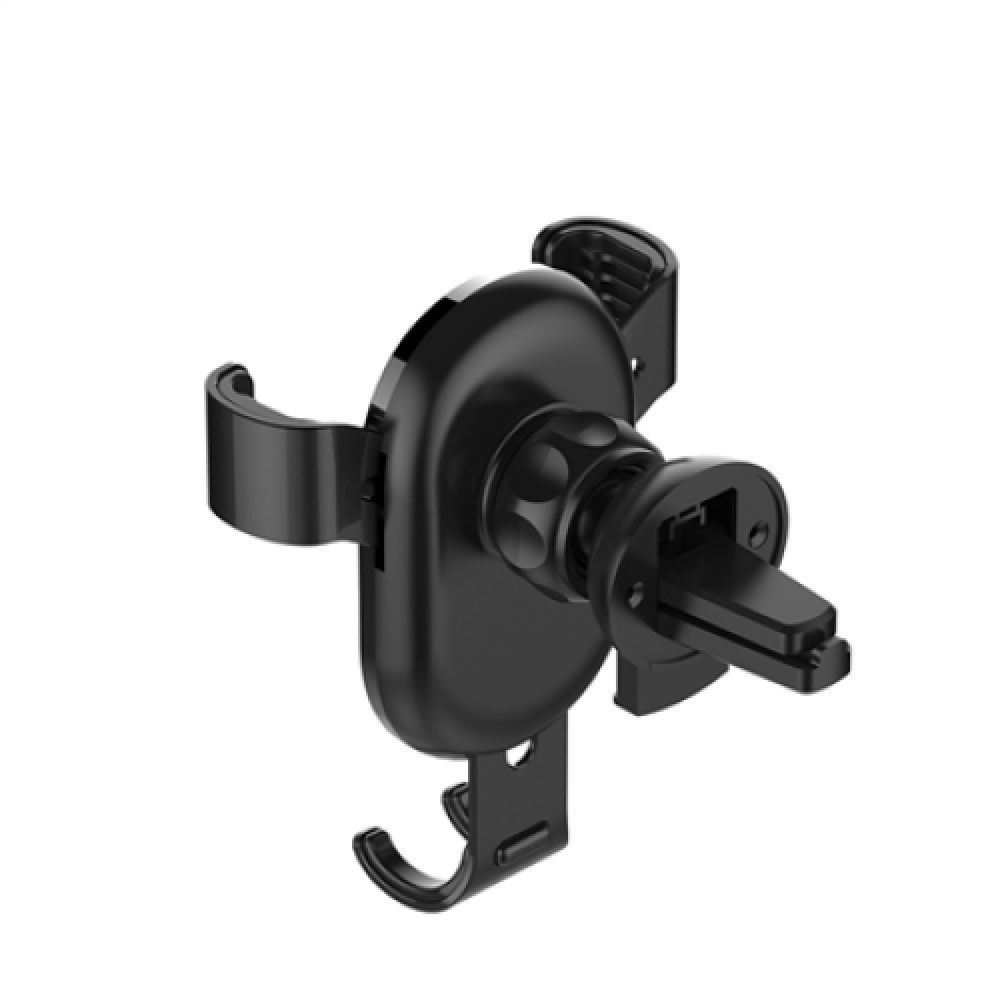 ColorWay , Metallic Gravity Holder For Smartphone , Adjustable , Clamp , Black , Fixation of the smartphone in one motion. Compact design, does not take up much space and does not obstruct the view. Soft coating, eliminates the appearance of scratches and