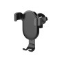 ColorWay , Metallic Gravity Holder For Smartphone , Adjustable , Clamp , Black , Fixation of the smartphone in one motion. Compact design, does not take up much space and does not obstruct the view. Soft coating, eliminates the appearance of scratches and