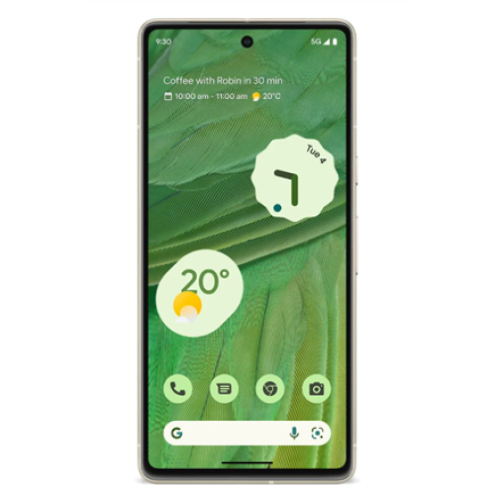 google , Pixel 7 , Lemongrass , 6.3 , AMOLED , Google Tensor G2 (5 nm) , Internal RAM 8 GB , 128 GB , Dual SIM , Nano-SIM , 4G , 5G , Main camera 50+12 MP , Secondary camera 10.8 MP , Android , 13 , 4355 mAh