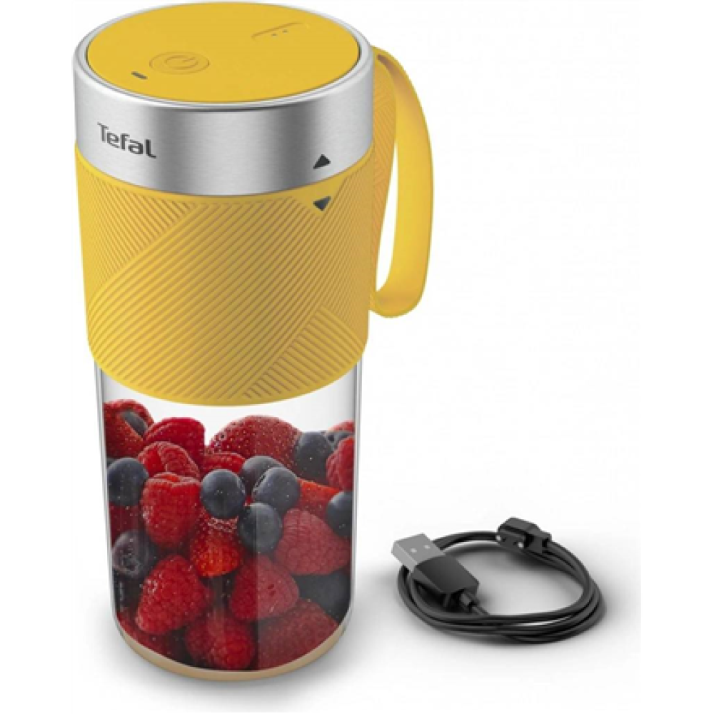 TEFAL , Blender , BL1C0230 LightMix On the Go , Tabletop , Jar material Tritan , Jar capacity 0.3 L , Yellow/Transparent