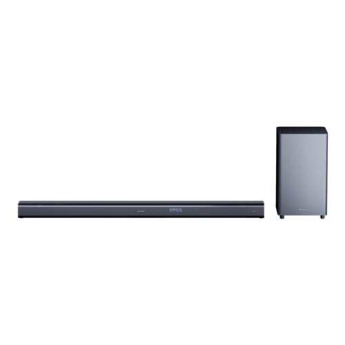 Sharp HT-SBW800 5.1.2 Home Theatre Soundbar with Wireless Subwoofer and Dolby Atmos for TV above 49, HDMI ARC/CEC, Bluetooth, 120cm, Black