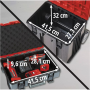 Einhell , E-Case Tower Tool Box Set with Wheels, 3 pcs , 4540015