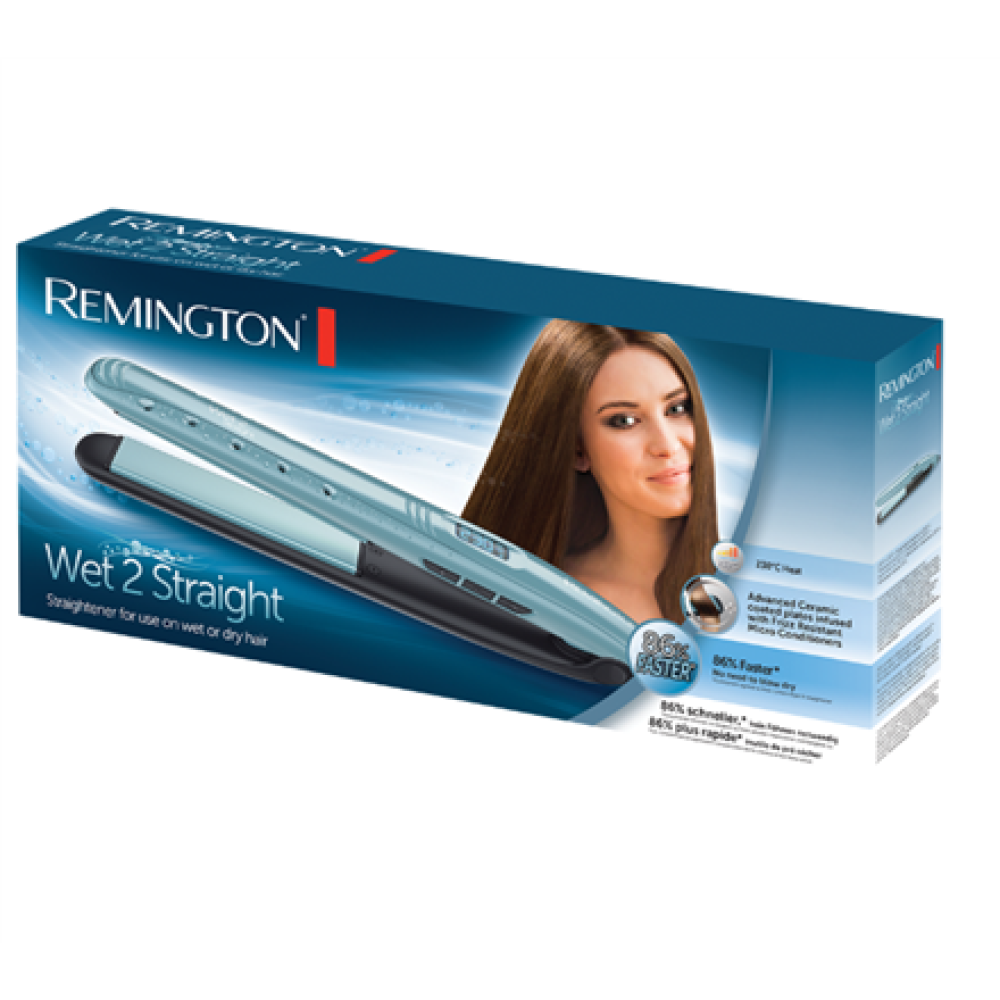 Remington Straightener , S7300 Wet2Straight , Ceramic heating system , Temperature (min) 140 °C , Temperature (max) 230 °C