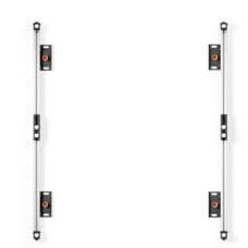 EDBAK ULS2500 Universal LED System for 2 cabinets 500mm , Black