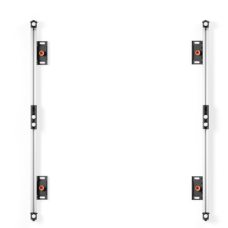 EDBAK ULS2500 Universal LED System for 2 cabinets 500mm , Black