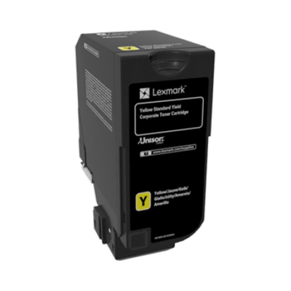Lexmark Corporate , 74C2SYE , Laser Toner Cartridge , Yellow