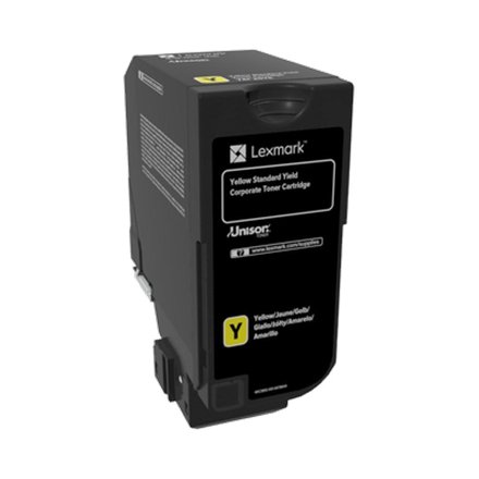 Lexmark Corporate , 74C2SYE , Laser Toner Cartridge , Yellow