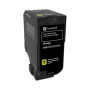 Lexmark Corporate , 74C2SYE , Laser Toner Cartridge , Yellow