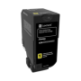 Lexmark Corporate , 74C2SYE , Laser Toner Cartridge , Yellow