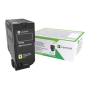 Lexmark Corporate , 74C2SYE , Laser Toner Cartridge , Yellow