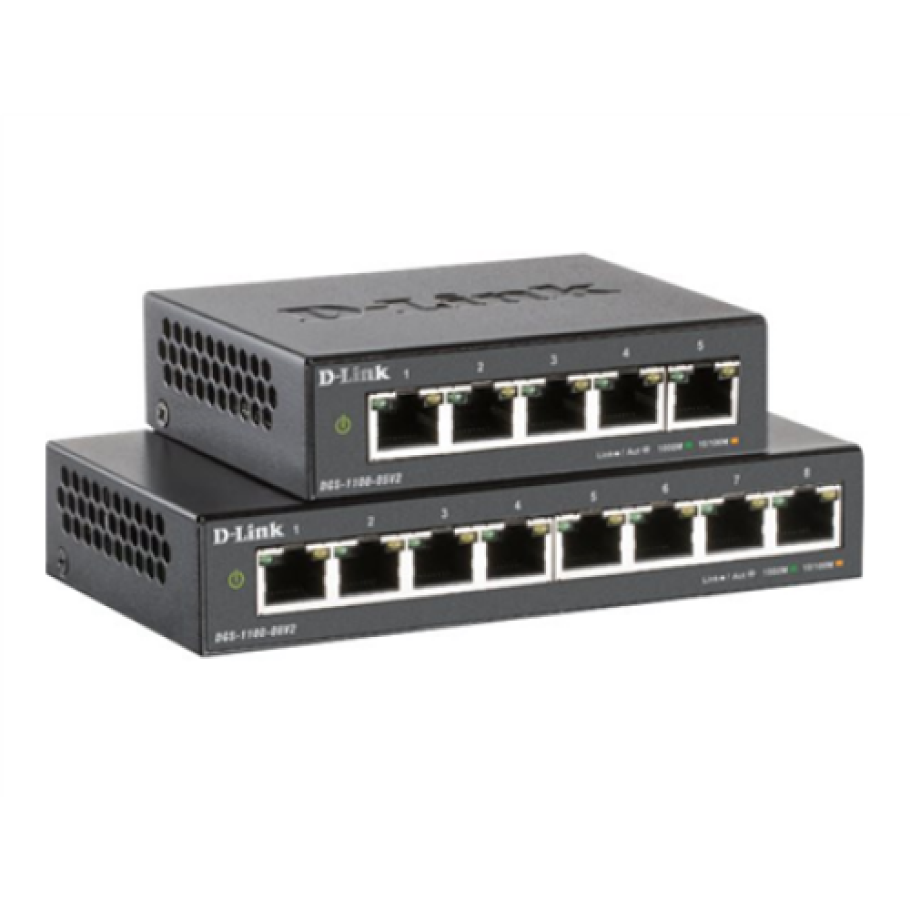 D-Link , 5-Port Gigabit PoE Smart Managed Switch and PoE Extender , DGS-1100-05PDV2 , Web managed , Desktop , Power supply type External