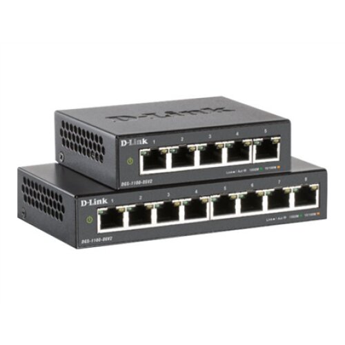 D-Link , 5-Port Gigabit PoE Smart Managed Switch and PoE Extender , DGS-1100-05PDV2 , Web managed , Desktop , Power supply type External