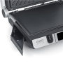 Caso Double Contact Grill with Thermocontrol , SteakMaster Pro , Contact grill , 2000 W , Stainless Steel/Black