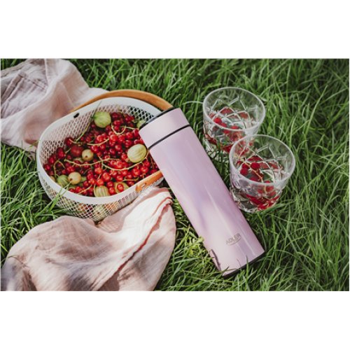 Adler , Thermal Flask , AD 4506p , Material Stainless steel/Silicone , Pink