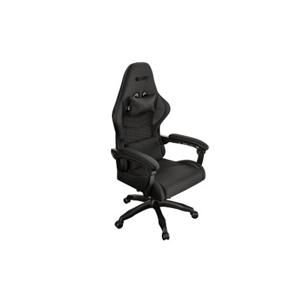 FURY Shinai S4 , Gaming Chair , Pu leather, Fabric, Nylon , Black