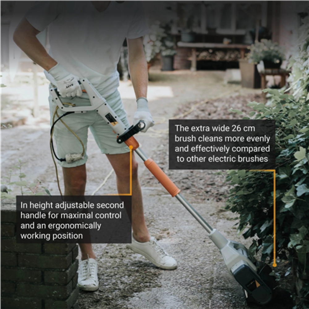 Batavia B.V. Maxxbrush 1020W Multi-Brush 26cm, Spiral Brush (Green) , 1020 W