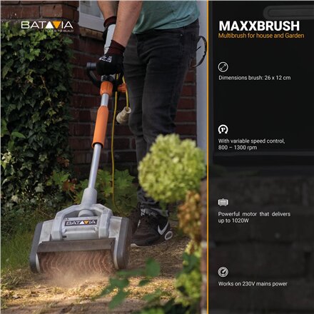 Batavia B.V. , Maxxbrush 1020W Multi-Brush 26cm, Spiral Brush (Green) , 1020 W