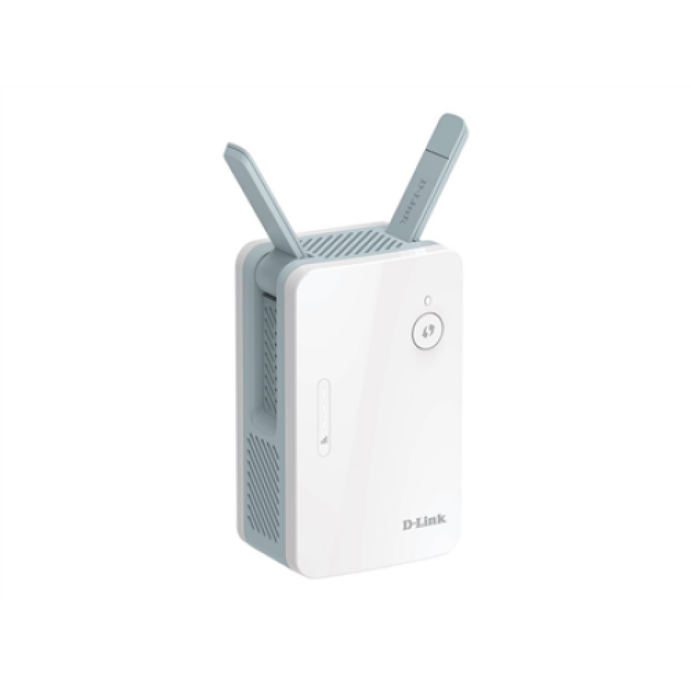 D-Link , AX1500 Mesh Range Extender , E15/E , 802.11ac , 300+1200 Mbit/s , 10/100/1000 Mbit/s , Ethernet LAN (RJ-45) ports 1 , No mobile broadband , MU-MiMO Yes , Antenna type 2xExternal