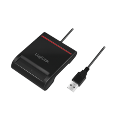 Logilink , USB 2.0 card reader, for smart ID , CR0047 , Card Reader