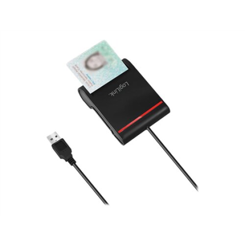 Logilink , USB 2.0 card reader, for smart ID , CR0047 , Card Reader